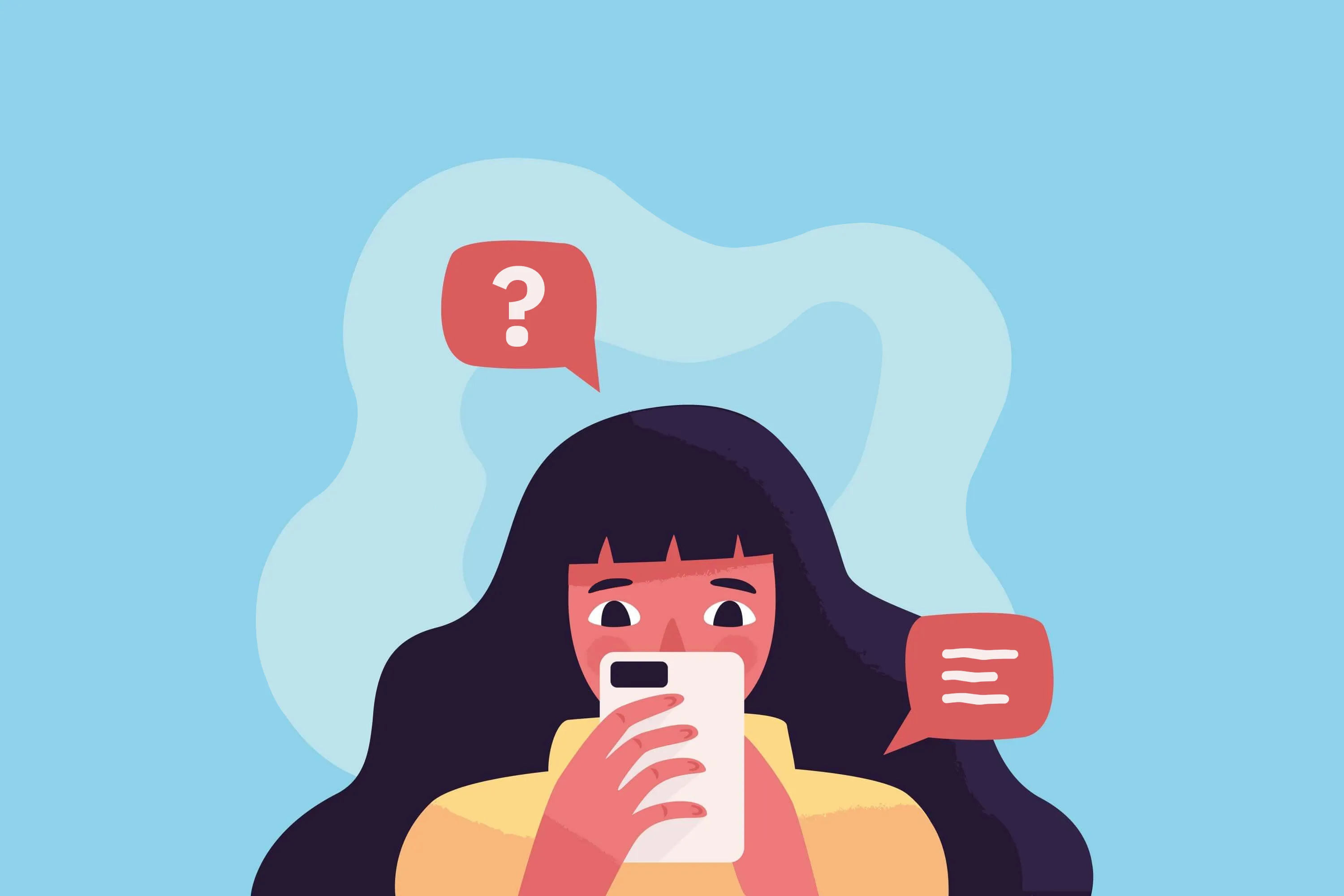 A girl reading about digital minimalism